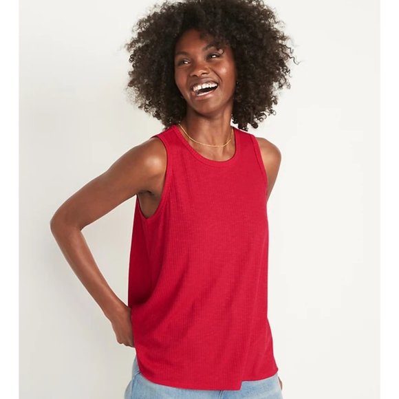Old Navy Tops - Old Navy Luxe Rib-Knit Swing Tank Top